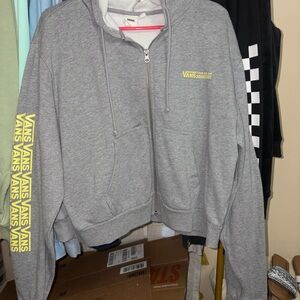 Vans Gray Zip-Up Hoodie